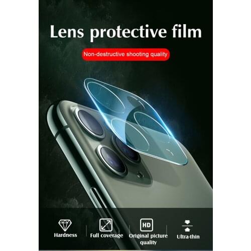 2PCS Camera Protective Glass on the for iPhone 11 Pro Max XS Max XR X Glass Full Cover Lens Screen Protector For iPhone 11