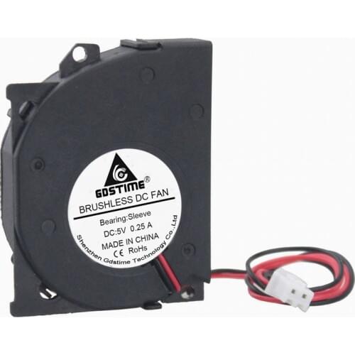 20 Pcs Gdstime DC 5V 50mm x 40mm x 10mm 5010s Brushless Laptop Cooling Blower Cooler Fan 5cm 50*40*10mm