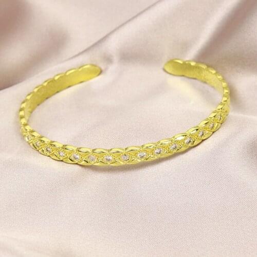5Pcs Fashion zircon crystal jewelry Bangle open metal Bracelet Fashion Jewelry bangle jewelry Star Women bangle 8458