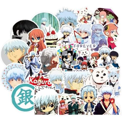 500pcs Anime GINTAMA Stickers Classic Toys Takasugi Shinsuke Cartoon DIY Stickers boy girl Gifts Toys F4