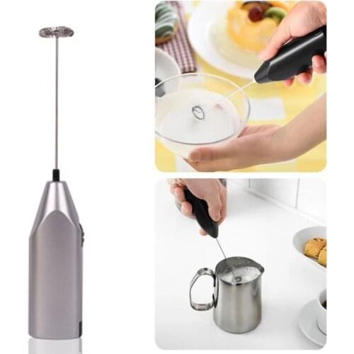 Automatic Electric Egg Beater Handheld Portable Coffee Milk Frother for Latte Cappuccino Chocolate Kitchen Cooking Baking Tool