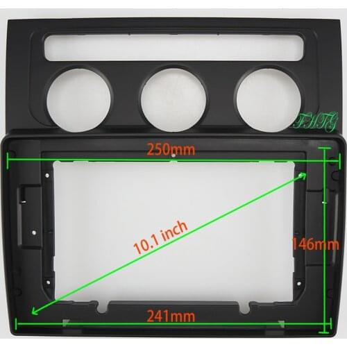 10.1 inch Fasxia Car Audio Frame Car Radio Fascia,gps navigation fascia panel is suitable 2004-2008 VOLKSWAGEN TOURAN