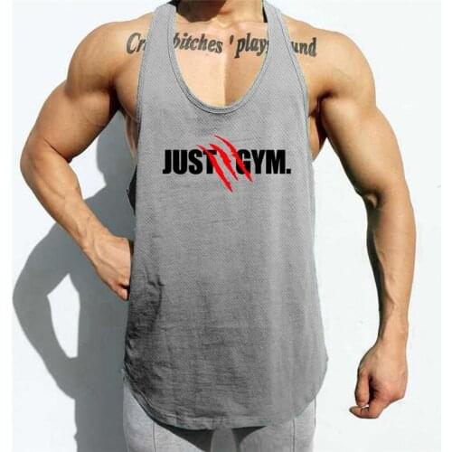 Brand Summer Fashion Mesh Quick Dry Gym Stringer Tank Top Mens Fitness Sleeveless Shirts Bodybuilding Clothing