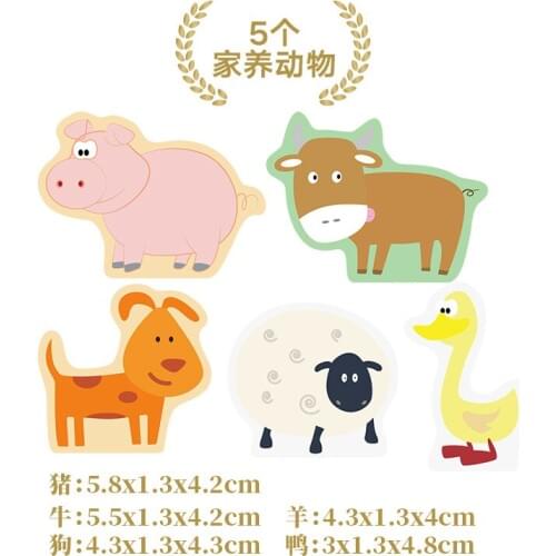 Car Toys Accessories Animal Traffic Track Children Train over three years old Educational, Slot Wood for a Variety PD13