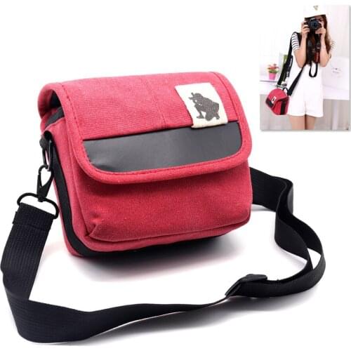 Canvas Camera Bag Case For Sony A6500 A6300 A6000 A5100 A5000 a3000 A77 II RX10 II RX100 M5 NEX-6 NEX-7 NEX-3N 5N 5NT 5R 5C F3