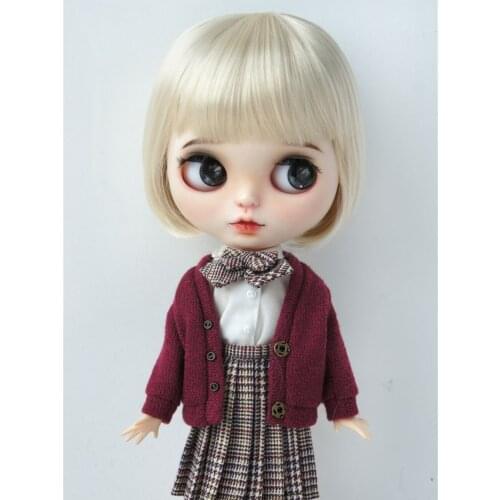 JD256 Large Fashion BJD synthetic mohair wigs for Size 10-11 inch and 11-12inch Doll Fashion Bobo BB wigs doll accessories