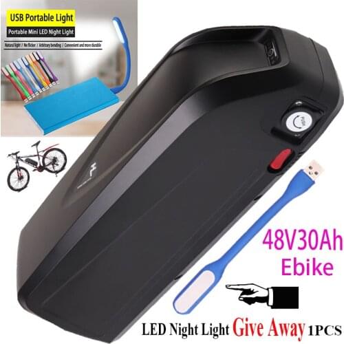 With Charger Electric EBike Battery Hailong 18650 Cells Pack BBS03 52V 17Ah 48V 36V 60V 20Ah Powerful Bicycle Lithium Battery