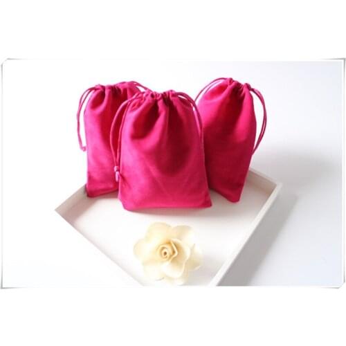 Multicolor Velvet bag customized Logo velvet Gift Bags velvet Jewellry drawing Pouch any size