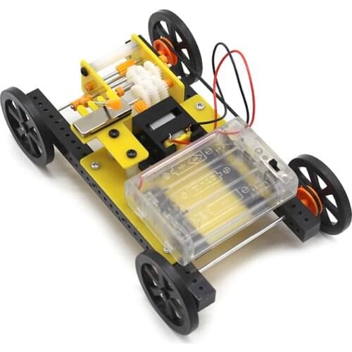 DIY Kit Gear shift Car Kit Three-speed Adjustment Mechanical Transmission Model DIY Electronic Suite Handmade Toys