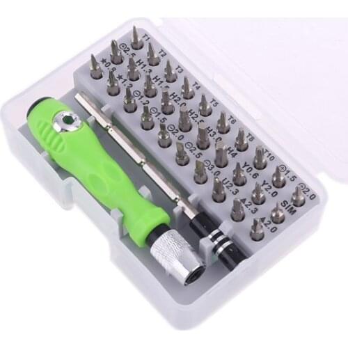 32 in 1 Precise Screwdriver Set Mini Magnetic Bits Kit Phone Laptop Mobile Tool