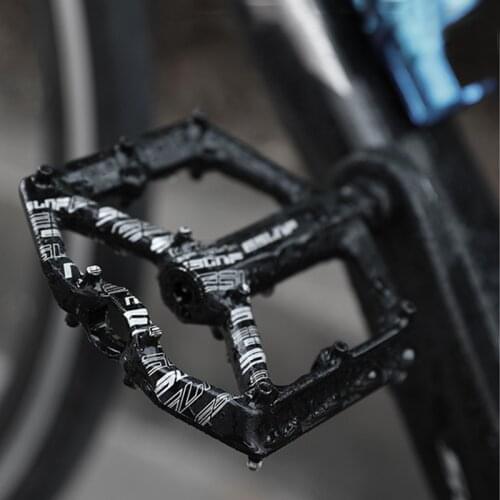 ESLNF931 Aluminum Alloy Sealed Bearing Bike Pedals Ultralight Anti-slip MTB Road Bicycle Pedal Wide Platform Accessories Part