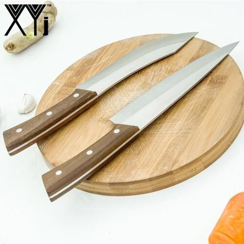 XYj Kitchen Cooking Knife 4cr13 Stainless Steel Butcher Knife Slaughtering Cutting Knife Chinese Meat Cleaver Kitchen Accessory