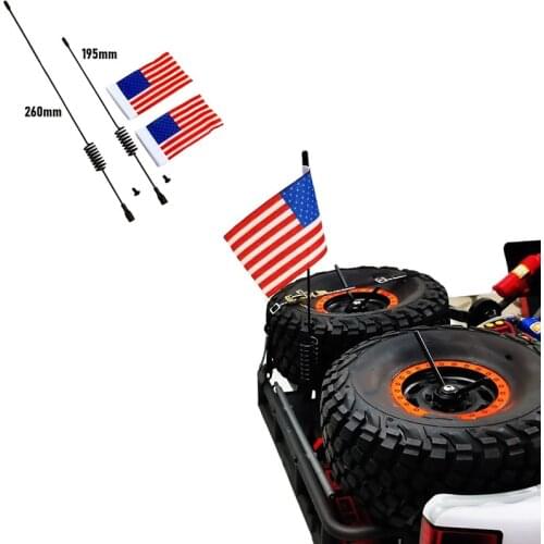 1: 7 ~ 1: 10 RC climbing car wrangler simulation artificial and American flag traxxas udr trx4 axial model family collection