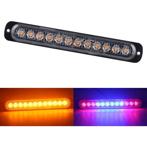 1pcs Car Strobe Warning Light Grill Flashing Breakdown Emergency Light Car Pickup Truck Trailer Beacon Lamp LED Side Off-road