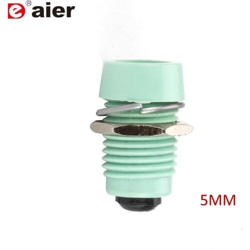 10PCS 5mm Green Plastic Lamp Bases LED Holder Bezel Socket