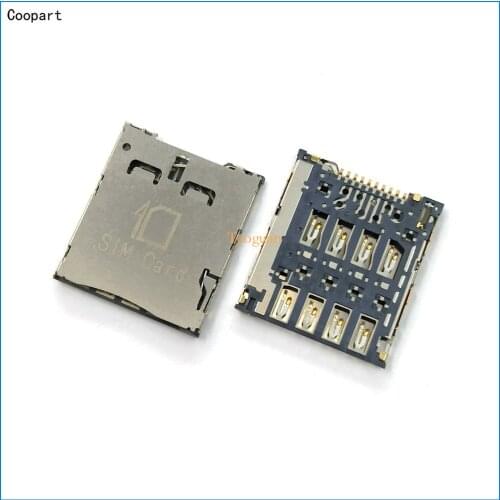 2pcs/lot Coopart SIM card Socket Reader Holder Slot for Samsung C101 I8730 Fantech A860 ASUS K004 ME371mg K012 T00F T00E T00G