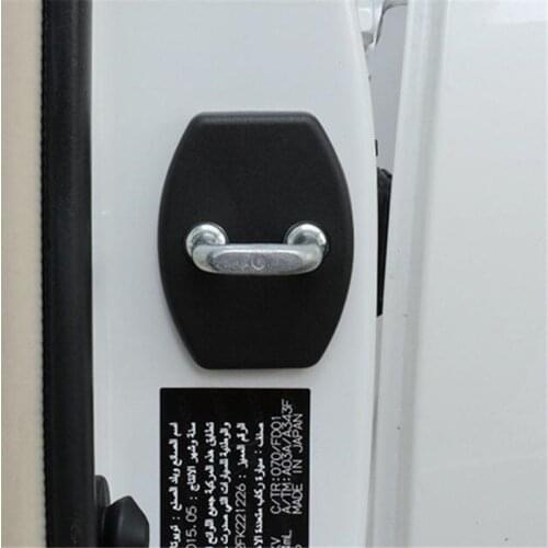 4pcs Car Door Lock Cover For Toyota ZELAS SEQUOIA Tundra Camry Alphard For Lexus GX-series For Suzuki Grand Vitara Kizashi
