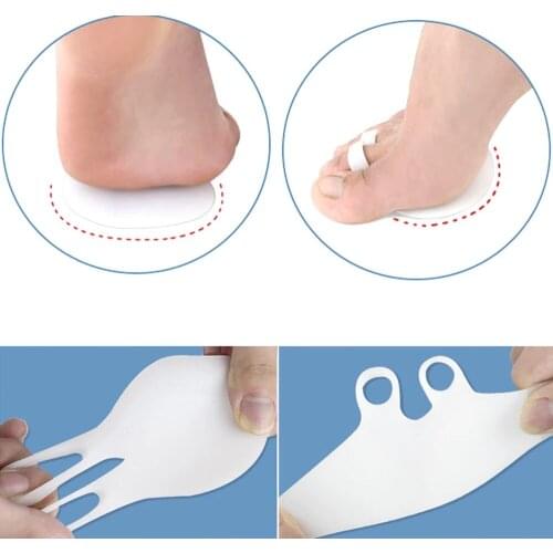 60Pieces=30Pairs Hot Sale Forefoot Pad Anti-Wear Soft Front Cushion Toe Separator Pedicure Protector Bunion Corrector