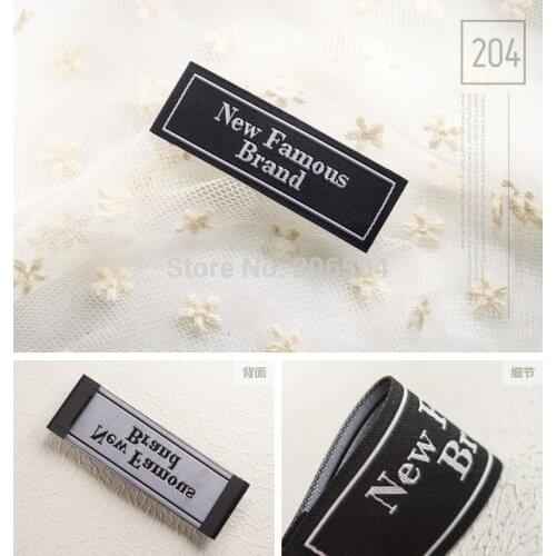 Garment accessories custom clothing labels, woven label,tags labels,brand name labels for clothing DHLB018