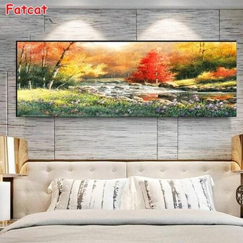 5d diy diamond embroidery sale natural scenery diamond painting full square round drill mosaic art pattern home art decor PP1520