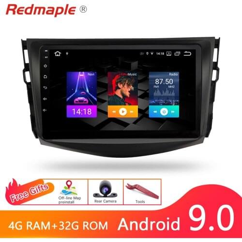 IPS Screen Android 10.0 Car Radio DVD Player Navigation For Toyota RAV4 RAV 4 2007-2011 GPS Multimedia Stereo Headunit 4G RAM