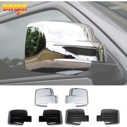 BAWA Car Reversing Mirror Decoration Protect Cover For Jeep Patriot 2010-2016 Rearview Mirror Shell Accessories For Jeep Patriot