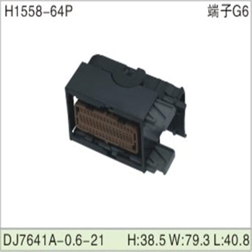 Free shipping 50pcs DJ7641A-0.6-21 64Pin 0.6mm 3.5mm AMP Car Electrical Wire Connectors for VW,BMW,Audi,Toyota,NISSAN AND other