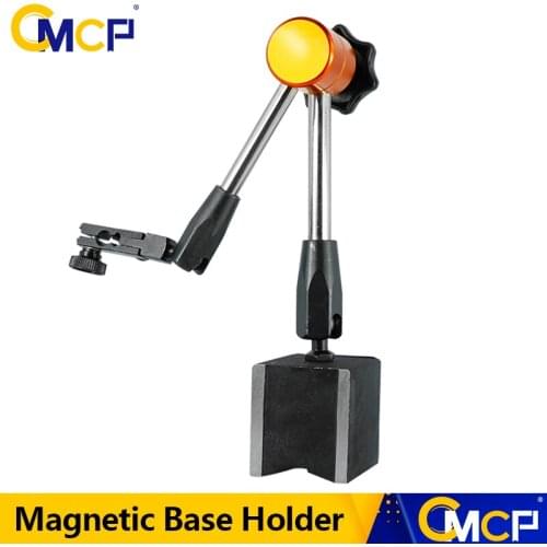 CMCP Dial Indicator Magnetic Base Holder Measure Gauge Instruments Tool 0.01mm Dial Gauge Magnetic Base Holder