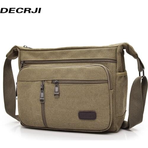 Мужские сумки через плечо DECRJI China At AliExpress