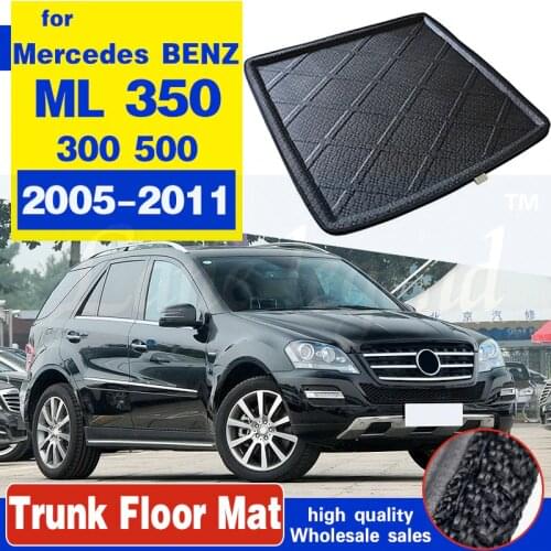 For Mercedes BENZ ML 300 350 500 2005-2011 Rear Cargo Boot Tray Liner Trunk Floor Mat Carpet Mud Kick