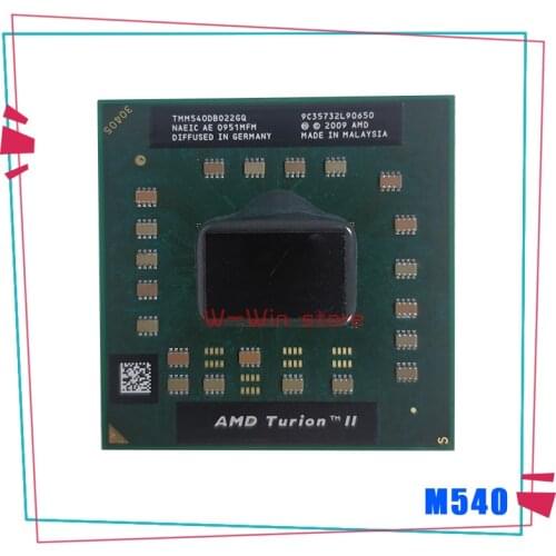 AMD Turion II Dual-Core Mobile M540 2.4 GHz Dual-Core Dual-Thread CPU Processor TMM540DBO22GQ Socket S1