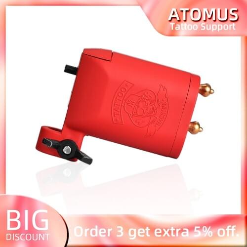 Tattoo Machine Tattoo New Rotary Motor Machine Liner Shader Gun Needles Grip Tips Noiseless Lightweight