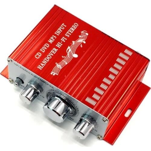 KYYSLB HY2001 2.0 20W*2 12V Mini Amplifier Home audio Furnishing Furniture Car Amplifier HiFi Amplifier 20-20KHZ