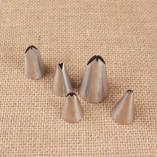 Leaf Cream Stainless Steel Icing Piping Nozzles Cake Cream Decorating Cupcake Pastry Tips Kitchen Accessories Cake Tools Cocina
