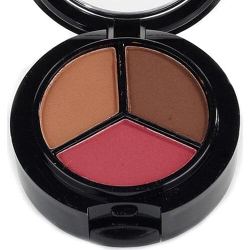 2021 New Eyeshadow Palette Skin-friendly Easy to Color 3 Colors Makeup Eye Shadow Palette for Women