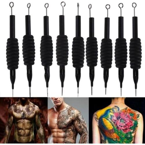 Disposable Silicone Tattoo Tubes Assorted Sterilized Needle micropigmentacion machine microagulhamento micropigmentation needles