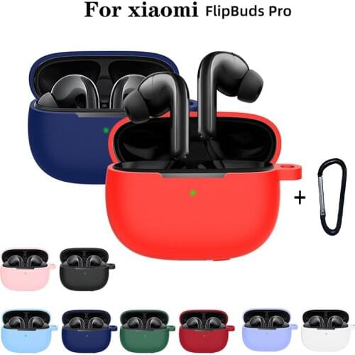 Silicone Protect Case For Xiaomi Mi Flipbuds Pro Cover Non-slip Earphones Case for Flip buds Pro Headphones Case Anti-fall
