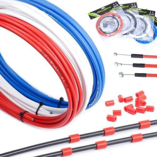 Bike Shift Cable Bicycle Brake Shift Wire Kit Line Tube Set MTB Bike Road Bicycle Shift Line Tube for Cycling Bike Accessories