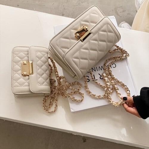 Ringer chain bag womens bag summer 2021 new fashion hundred stiletto bag high-level feeling one-shoulder small square bag