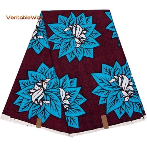 2020 New Arrival Guaranteed VeritableWax African Ankara Real Wax Ghana Wax 6 Yards African Printed Fabric 100% cotton 40FS1235