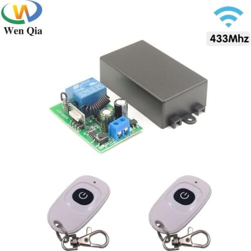 433 mhz Wireless Remote Control Light Switch Voltage Relay 220v 10A Controller Transmitter for Home Appliance Lamp LED Fan