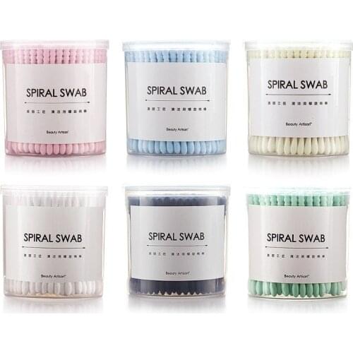 5packed Double Head Health Makeup Swab Rob Cosmetics Ear Clean Jewelry Clean Cotton Swab Stick