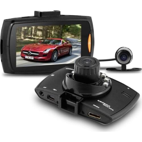 Car Dash Camera 2.7" Allwinner A10 Dual lens Full HD 1080P dvr Camera video recorder Vehicle Traveling Date Recorder