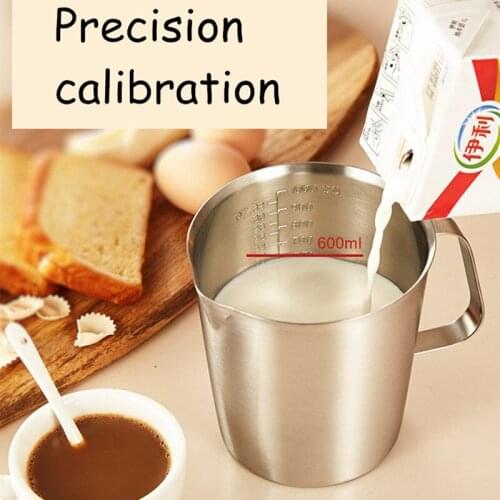 Large Capacity hot sale Stainless steel Measurement Marking coffee percolator Cappuccino foaming garland cup tea milk moka pots