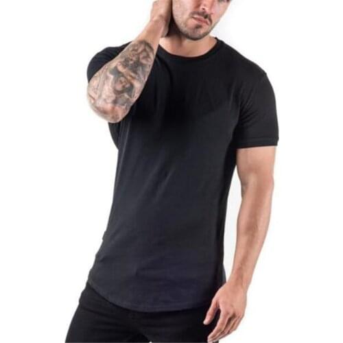 Brand Mens Tops Tees 2021 summer top blank cotton O-neck short sleeve t shirt men fashion trends slim fit fitness tshirt homme