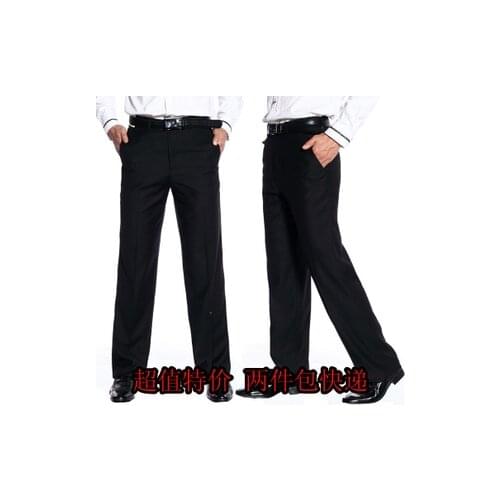Summer thin male business casual western-style trousers formal mens straight mens clothing long trousers