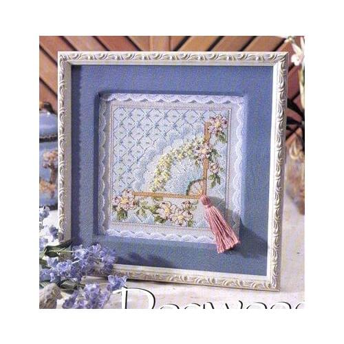Fishxx Cross Stitch B781flowers[Fan]cotton thread and cloth , water-soluble printing,100% accurate pattern,11CT,embroidery