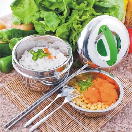 Stainless Steel Lunch Box For Adults, Children And Pupils