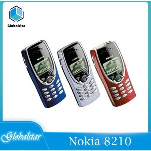 Nokia 8210 Refurbished mobile phones Original Unlocked 2G Dualband GSM 900/1800 GPRS Classic Cheap Cell phone Free Shipping Fast