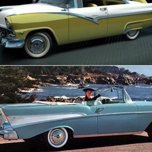 Tire Wall White-Black Cheek 15J